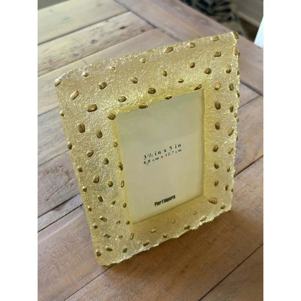 Pier 1 Picture Frame Holds 3.5X5 Inches Used